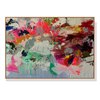 Thumbnail for Wall Art 80cmx120cm Abstract Free Flow Wood Frame Canvas