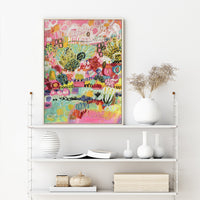 Thumbnail for Wall Art 50cmx70cm Summer Smile A Wood Frame Canvas