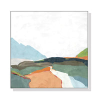 Thumbnail for Wall Art 60cmx60cm April Morning White Frame Canvas