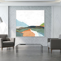 Thumbnail for Wall Art 60cmx60cm April Morning White Frame Canvas