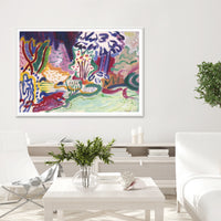 Thumbnail for Wall Art 50cmx70cm Late Summer White Frame Canvas