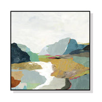 Thumbnail for Wall Art 50cmx50cm September Afternoon Black Frame Canvas
