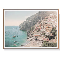 Thumbnail for Wall Art 60cmx90cm Italy Amalfi Coast Wood Frame Canvas