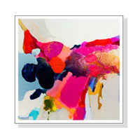 Thumbnail for Wall Art 60cmx60cm Reach In White Frame Canvas