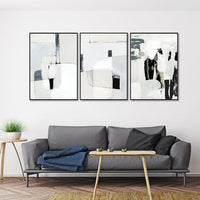 Thumbnail for Wall Art 40cmx60cm Soft Spoken 3 Sets Black Frame Canvas