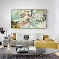 Thumbnail for Wall Art 60cmx120cm Dream Dream Gold Frame Canvas