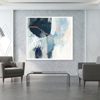 Thumbnail for Wall Art 80cmx80cm Luz II White Frame Canvas