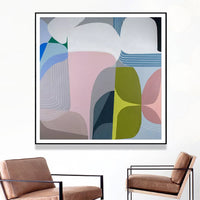 Thumbnail for Wall Art 50cmx50cm Skyways Black Frame Canvas