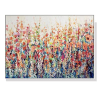 Thumbnail for Wall Art 80cmx120cm Flourish Of Spring White Frame Canvas
