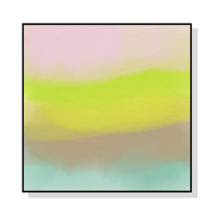 Thumbnail for Wall Art 70cmx70cm Colorful Watercolor Black Frame Canvas