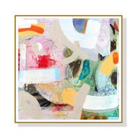 Thumbnail for Wall Art 70cmx70cm Changed My Mind IV by Aleah Koury Gold Frame Canvas