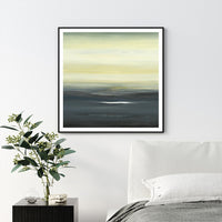 Thumbnail for Wall Art 70cmx70cm Land of Serenity Black Frame Canvas