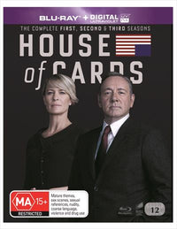 Thumbnail for House Of Cards - Season 1-3 | UV - Boxset Blu-ray