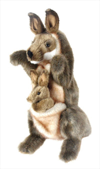 Thumbnail for Kangaroo And Joey Puppet 29cm