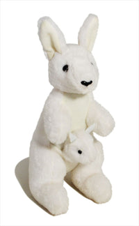 Thumbnail for 26cm Kangaroo W/Joey White