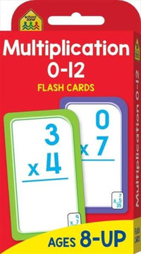 Thumbnail for Multiplication 0-12 : School Zone Flash Cards