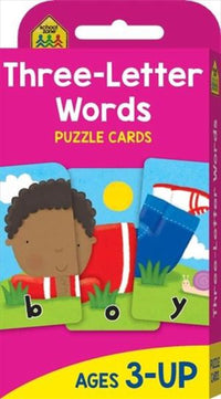Thumbnail for Three-letter Words : School Zone Puzzle Cards