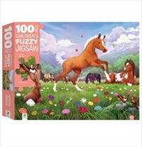 Thumbnail for Horsing Around: Fuzzy Jigsaw 100 Piece