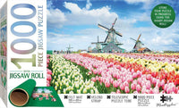 Thumbnail for Dutch Windmills - 1000 Piece Puzzle  (Includes Roll-Up Mat)