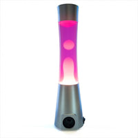 Thumbnail for Silver/Pink/White Motion Lamp Bluetooth Speaker