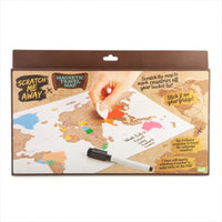 Thumbnail for Scratch Me Away Magnetic Travel Map