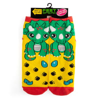 Thumbnail for Triceratops Feet Speak Socks