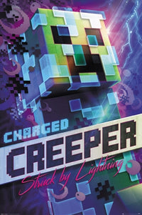 Thumbnail for Minecraft Charged Creeper - Poster