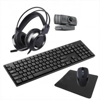 Thumbnail for 5 In 1 Wireless Keyboard Mouse Headset Webcam Combo