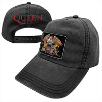 Thumbnail for Queen Washed Black Logo Cap