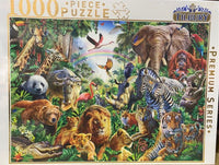 Thumbnail for Wild Animal Collage 1000 Piece Puzzle