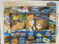 Thumbnail for Kittens In Suitcase Comical Animals 1000 Piece Puzzle