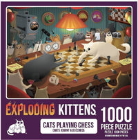 Thumbnail for Cats Playing Chess 1000 Piece Puzzle