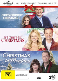Thumbnail for Hallmark Christmas - Cross Country Christmas / If I Only Had Christmas / Christmas In Montana - Coll DVD