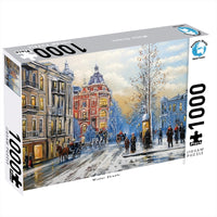 Thumbnail for Puzzlers World 1000 Piece Winter Streets Puzzle