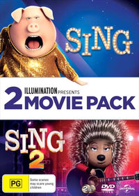 Thumbnail for Sing / Sing 2 | 2 Movie Franchise Pack DVD