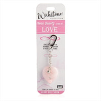 Thumbnail for Rose Quartz Heart Bag Charm