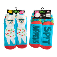 Thumbnail for Big Alpaca Feet Speak Socks