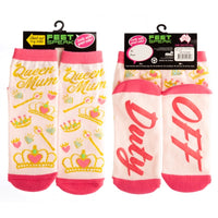 Thumbnail for Queen Mum V2 Feet Speak Socks