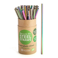 Thumbnail for Rainbow Metallic Steel Straw 8mm