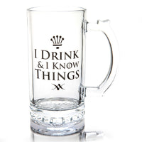 Thumbnail for I Drink & I Know Things Beer Stein