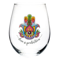 Thumbnail for Hamsa Tallulah Wellness Stemless Glass