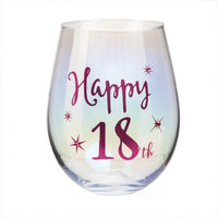Thumbnail for 18th Birthday Irid Wine Glass
