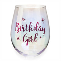 Thumbnail for Birthday Girl Irid Wine Glass