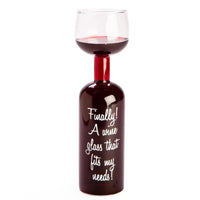 Thumbnail for Wine Bottle Glass