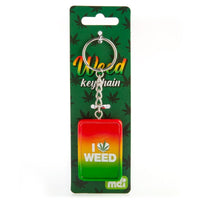 Thumbnail for I Love Weed Keychain