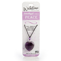 Thumbnail for Wishstone Collection Amethyst Heart Pendant