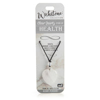 Thumbnail for Wishstone Collection Clear Quartz Heart Pendant