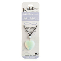Thumbnail for Wishstone Collection Moonstone Heart Pendant