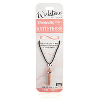 Thumbnail for Wishstone Collection Rhodonite Point Pendant