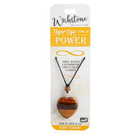 Thumbnail for Wishstone Collection Tiger Eye Heart Pendant